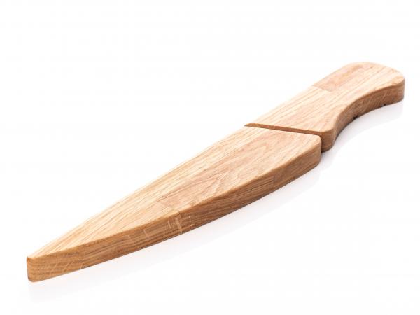 Messerhalter ( Eiche )  magnetisch 40cm für 11 Messer mit 3M Klebepads und Dübel (wahlweise selbstklebend oder mit Bohren) Magnetleiste für Messer I Messerleiste für Wand